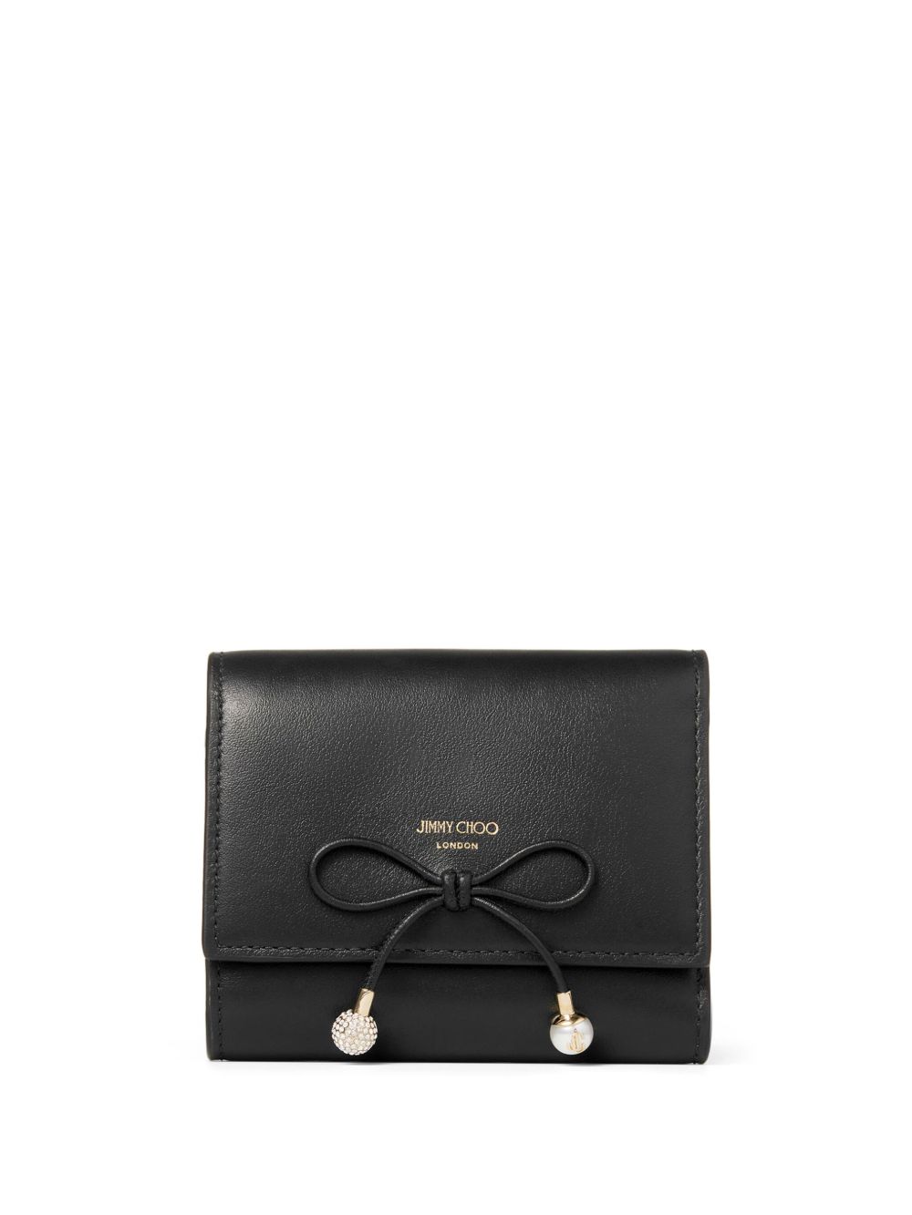 Jimmy Choo Marinda 皮质钱包 - 黑色