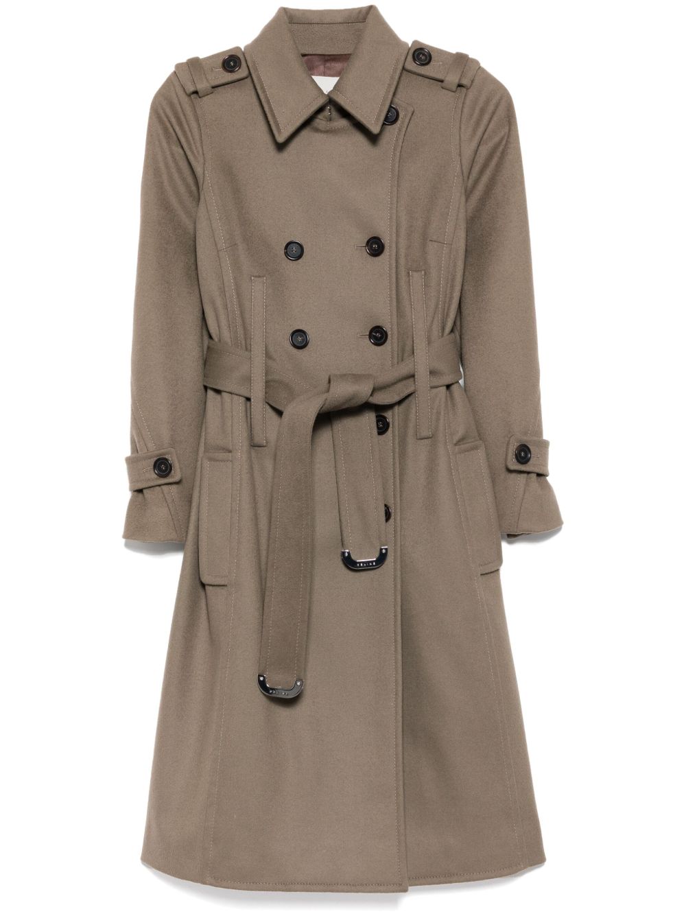 Céline Pre-Owned 长款外套（2000年代典藏款） - 中性色