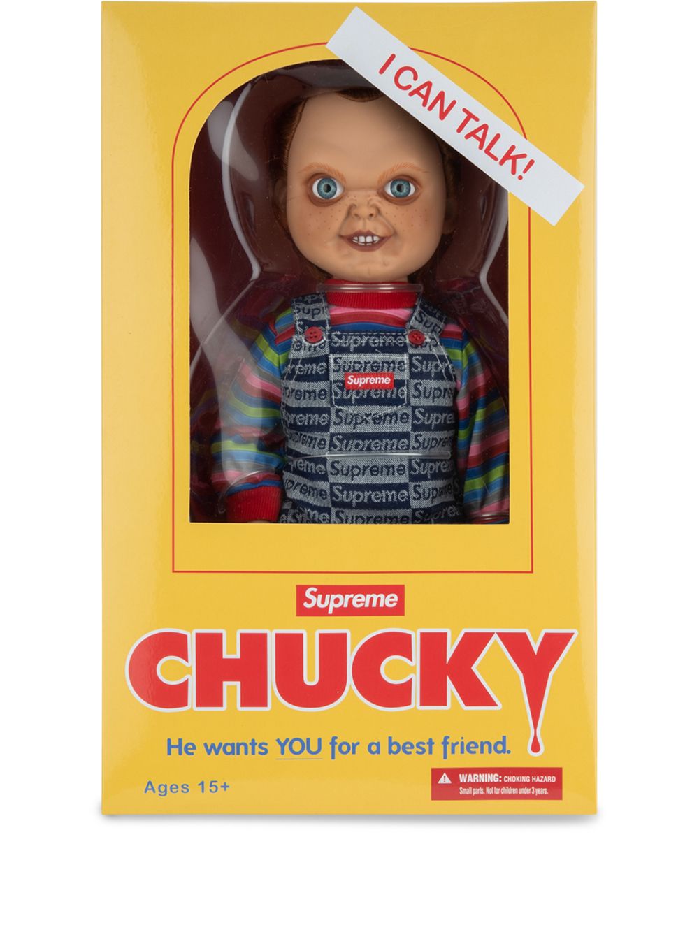 Supreme Chucky 玩偶 - 蓝色