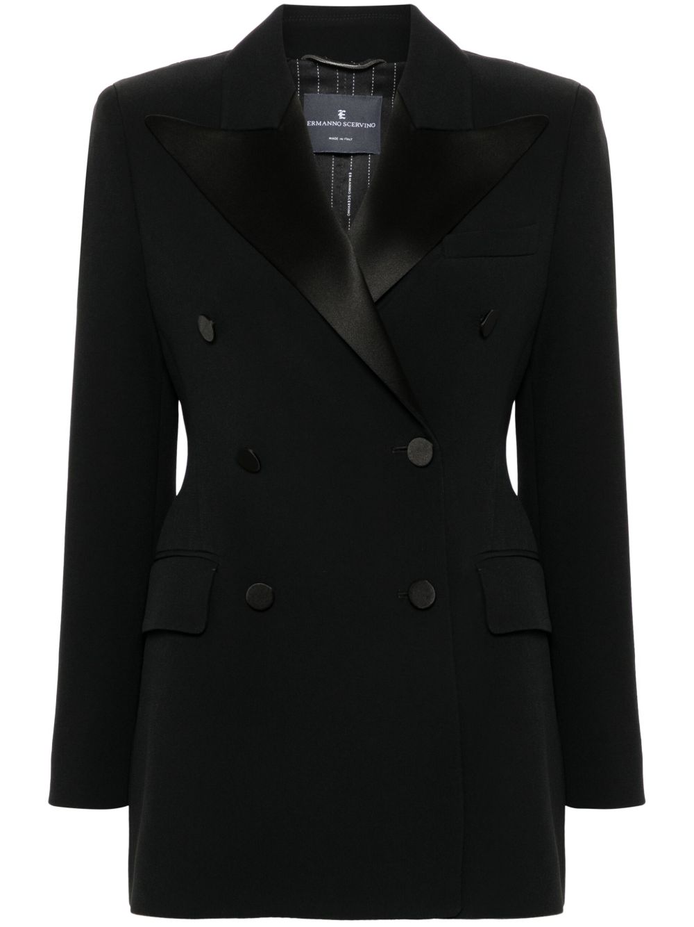 Ermanno Scervino 双排扣晚宴夹克 - 黑色