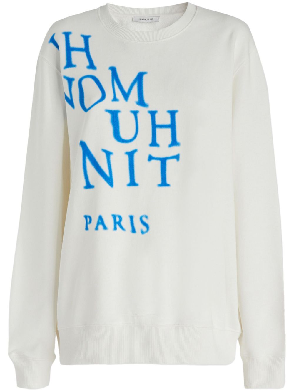Ih Nom Uh Nit logo印花卫衣 - 白色