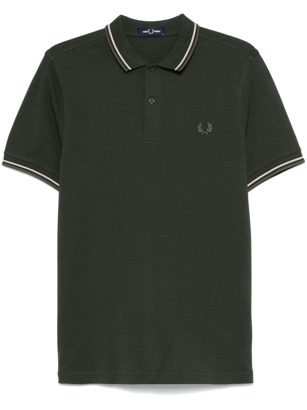 Fred Perry Twin Tipped polo衫 - 绿色
