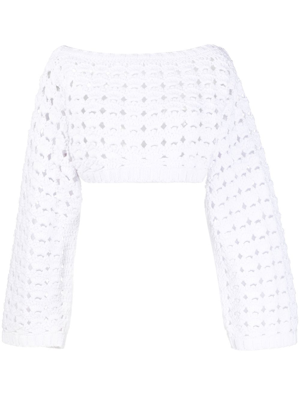 Rachel Comey 粗针织短款毛衣 - 白色