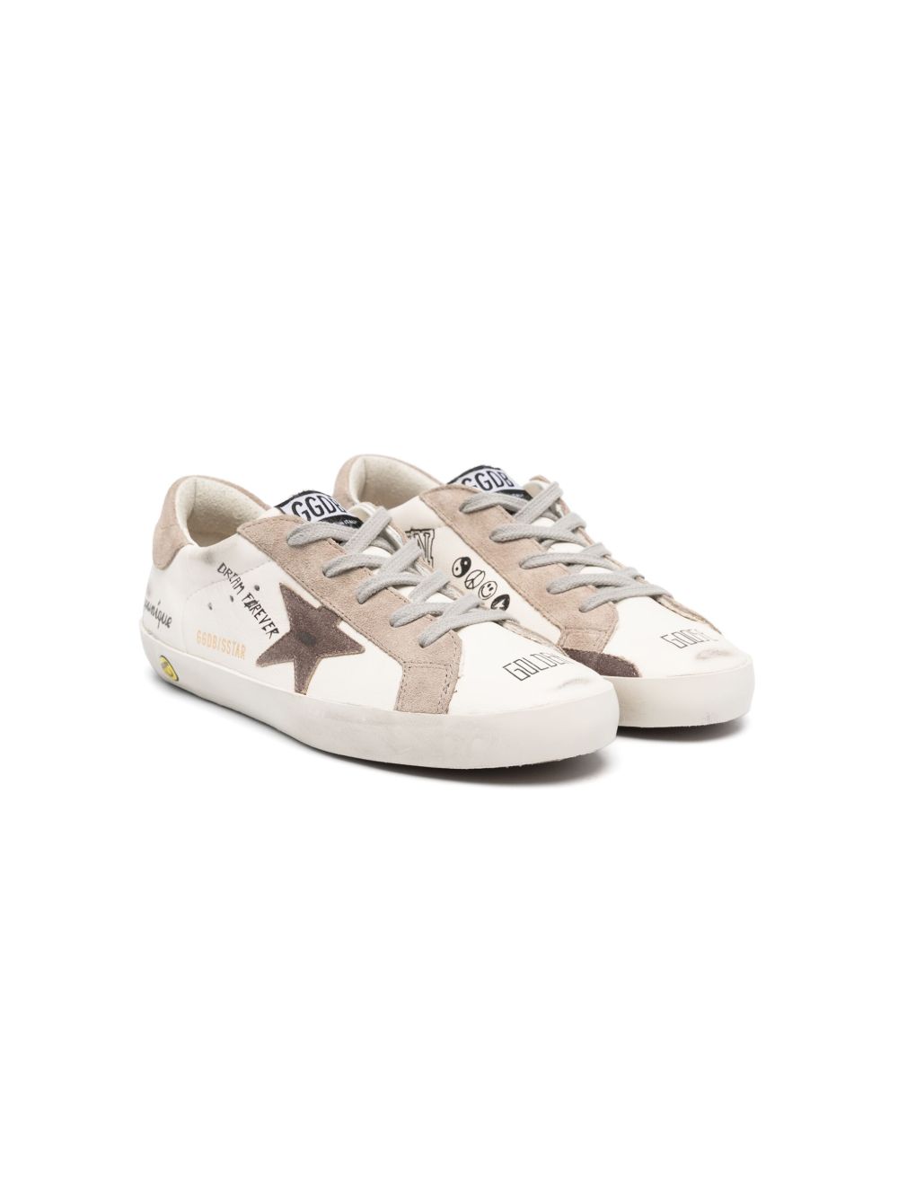 Golden Goose Kids Super Star 板鞋 - 白色