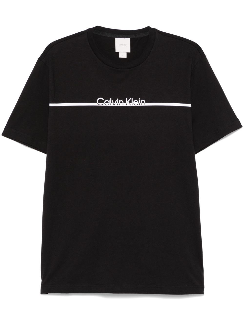 Calvin Klein logo T恤 - 黑色
