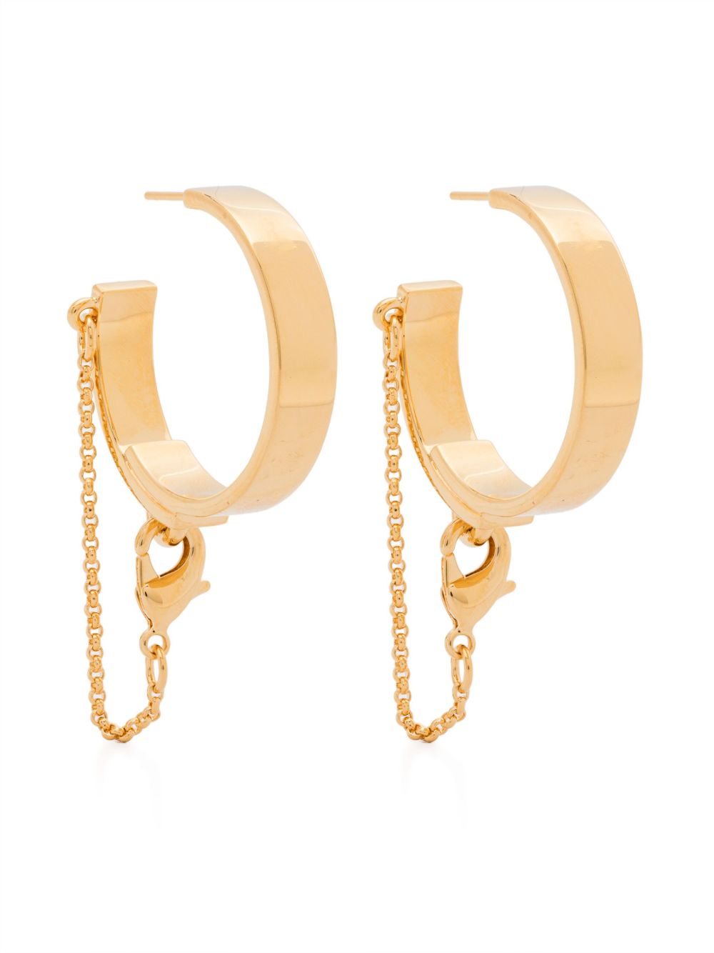 Eddie Borgo Safety Chain earrings - 金色