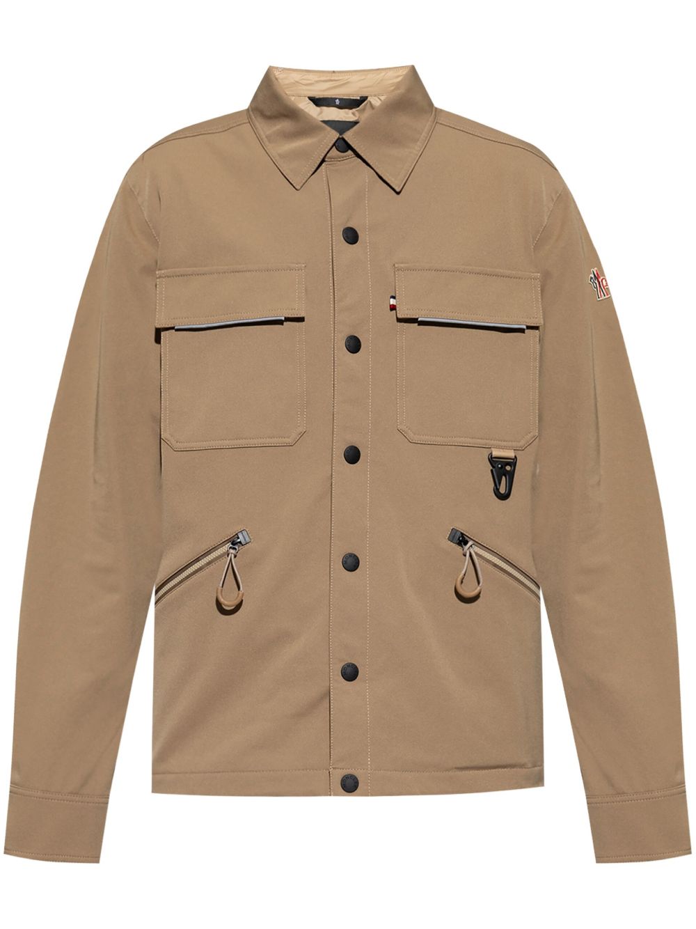 Moncler Grenoble Vadret 衬衫式夹克 - 中性色