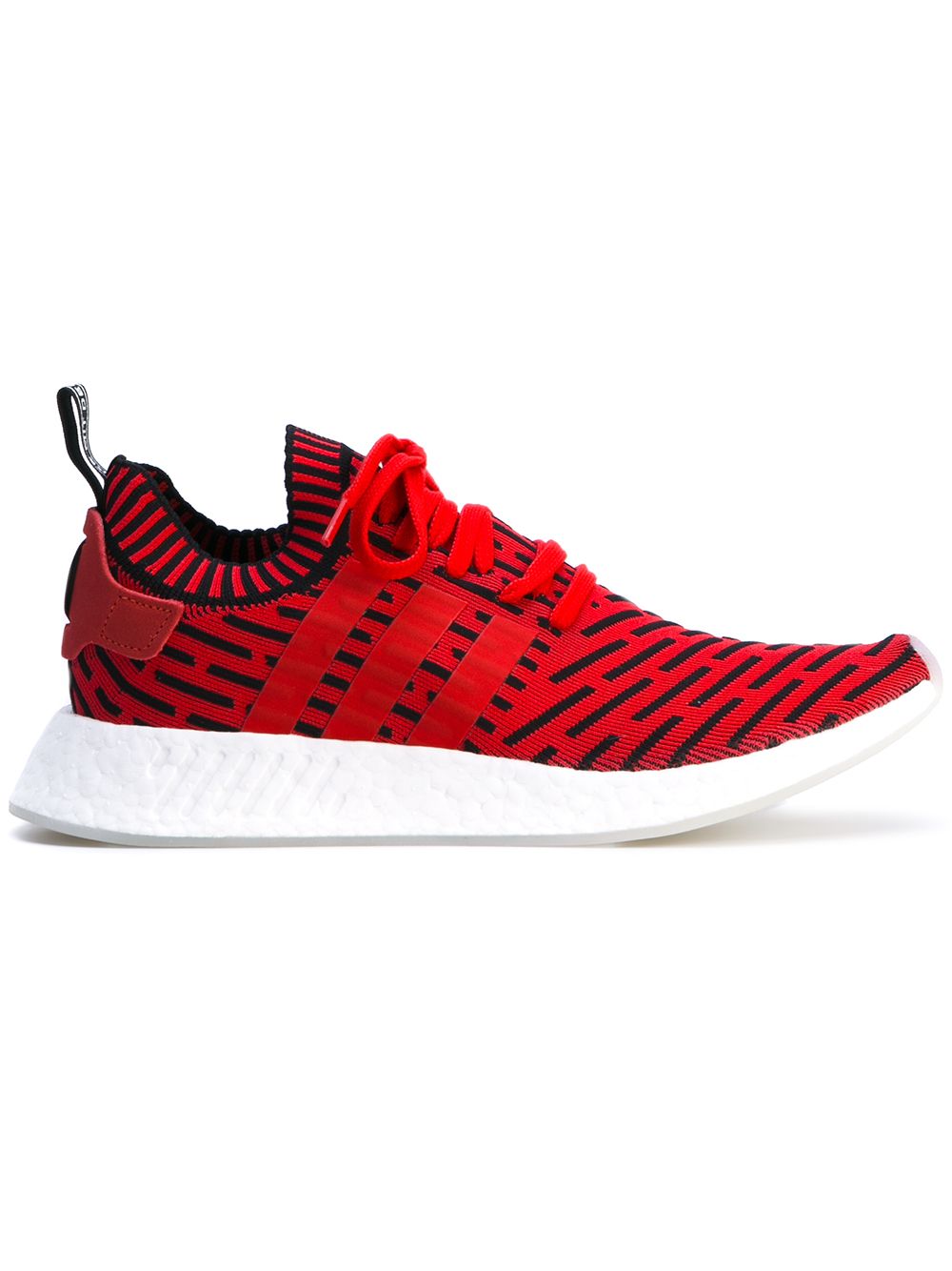 adidas NMD_R2 Primeknit运动鞋 - 红色