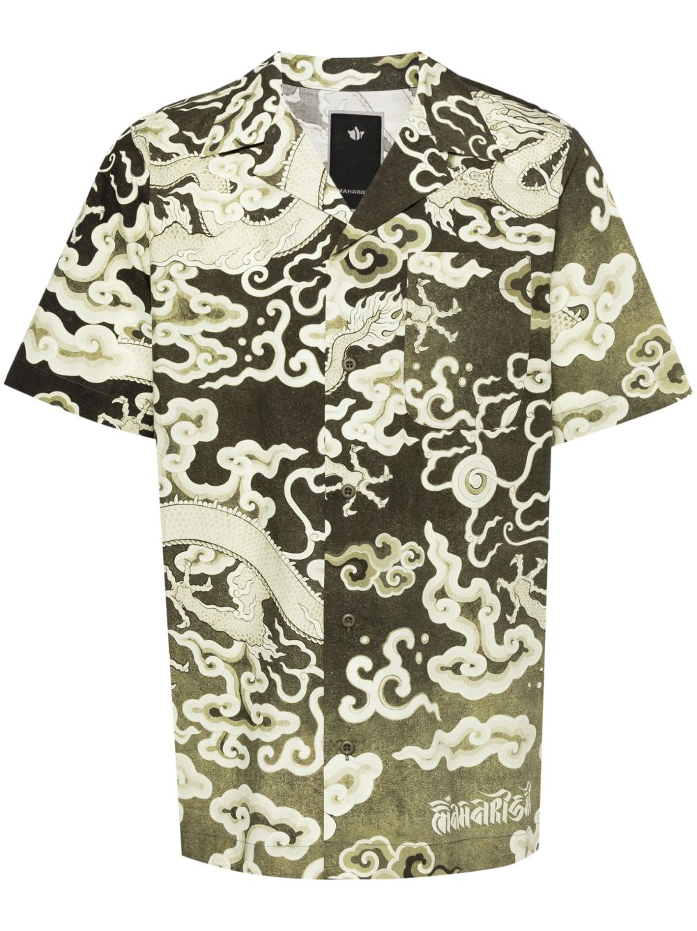 Maharishi Cloud Dragon 衬衫 - 绿色