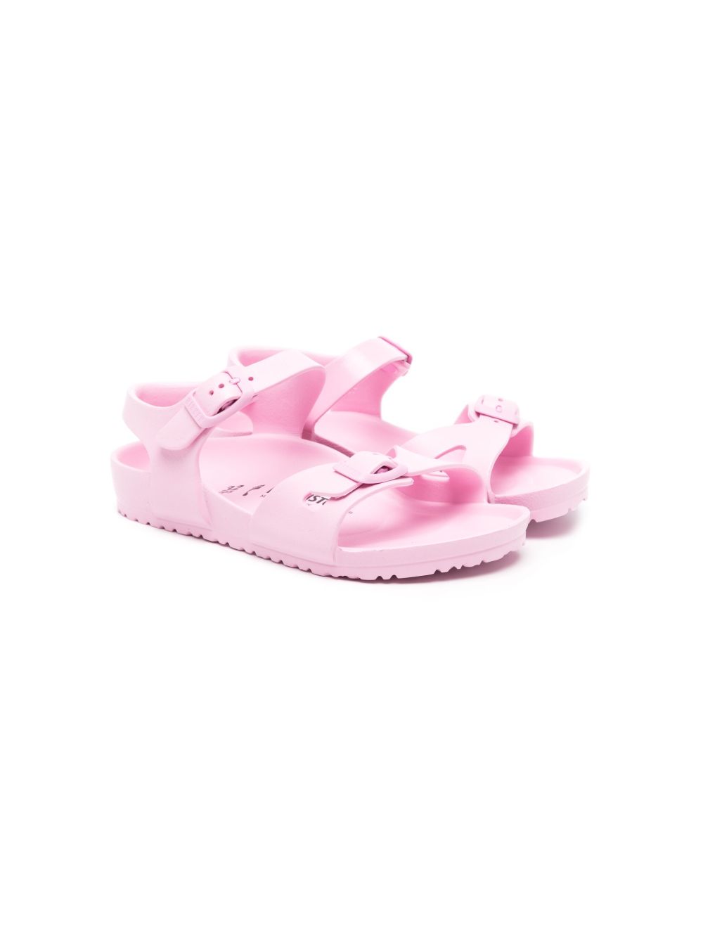 Birkenstock Kids Rio 露趾凉鞋 - 粉色