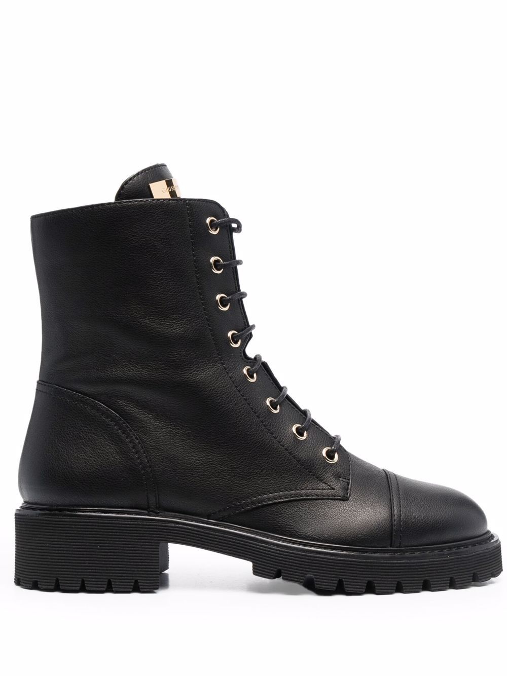 Giuseppe Zanotti Nevada 皮质及踝靴 - 黑色