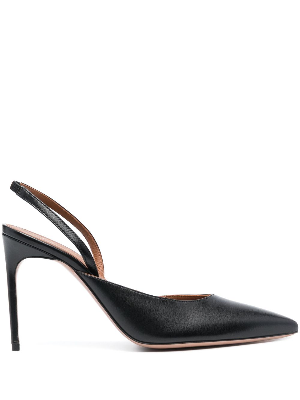 Malone Souliers Gilda 裹踝高跟鞋 - 黑色