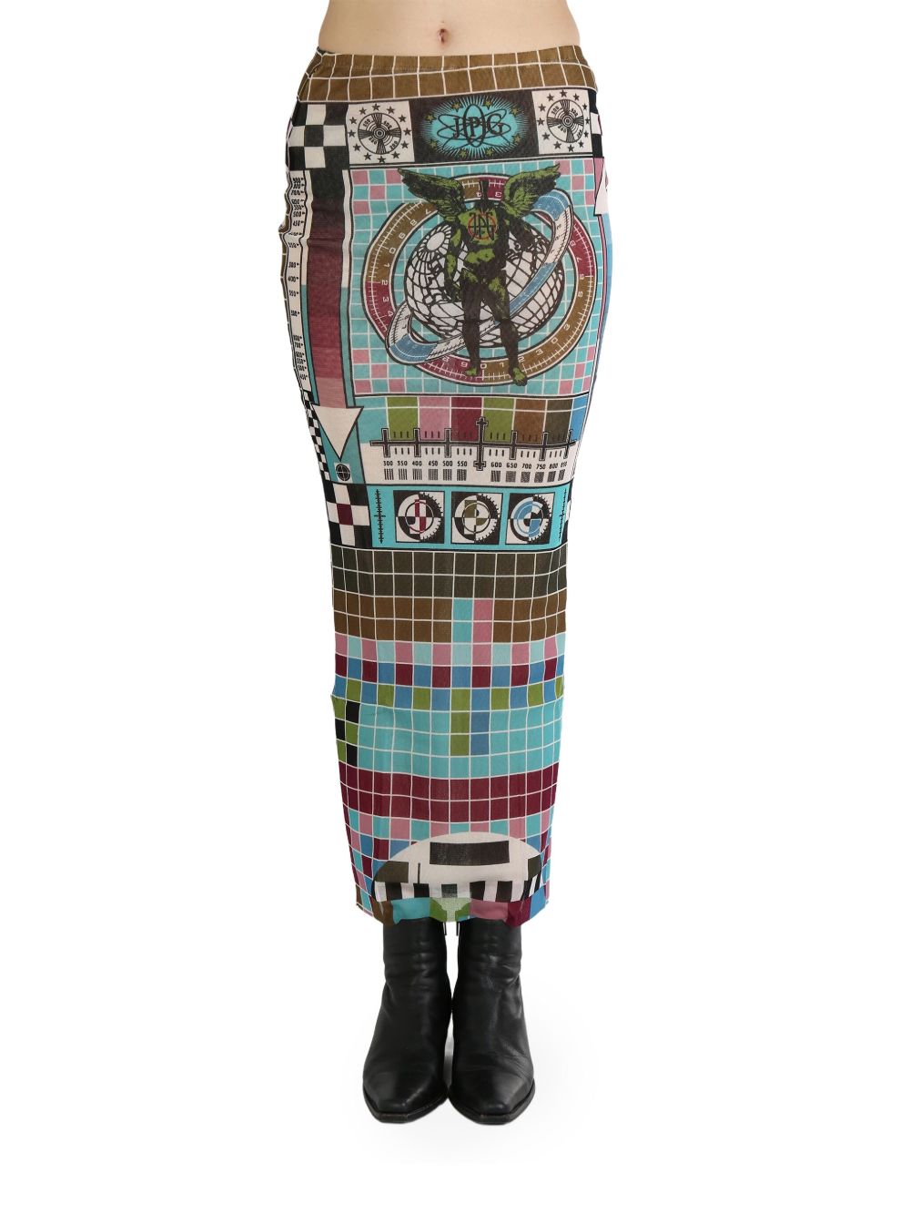 Jean Paul Gaultier Mire maxi skirt - 蓝色