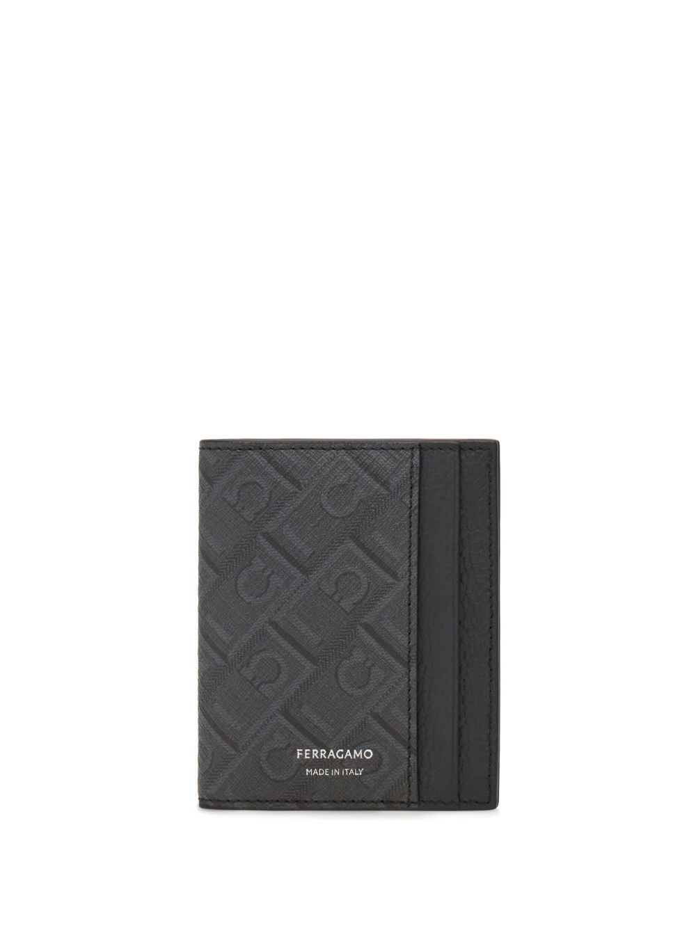 Ferragamo 经典logo卡夹 - 黑色