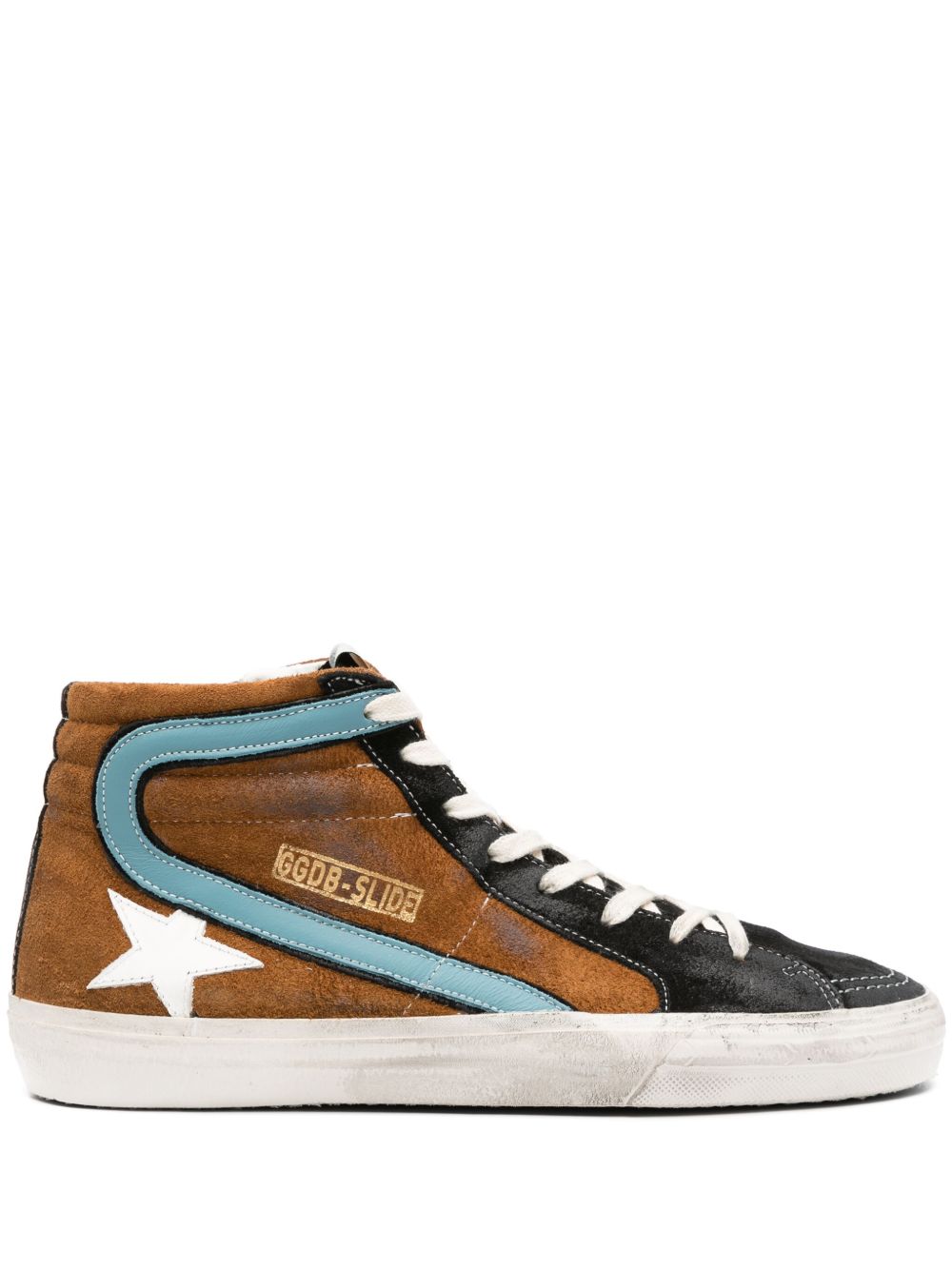 Golden Goose Slide 高帮运动鞋 - 黑色