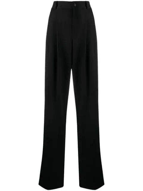 Saint Laurent 阔腿褶皱裤