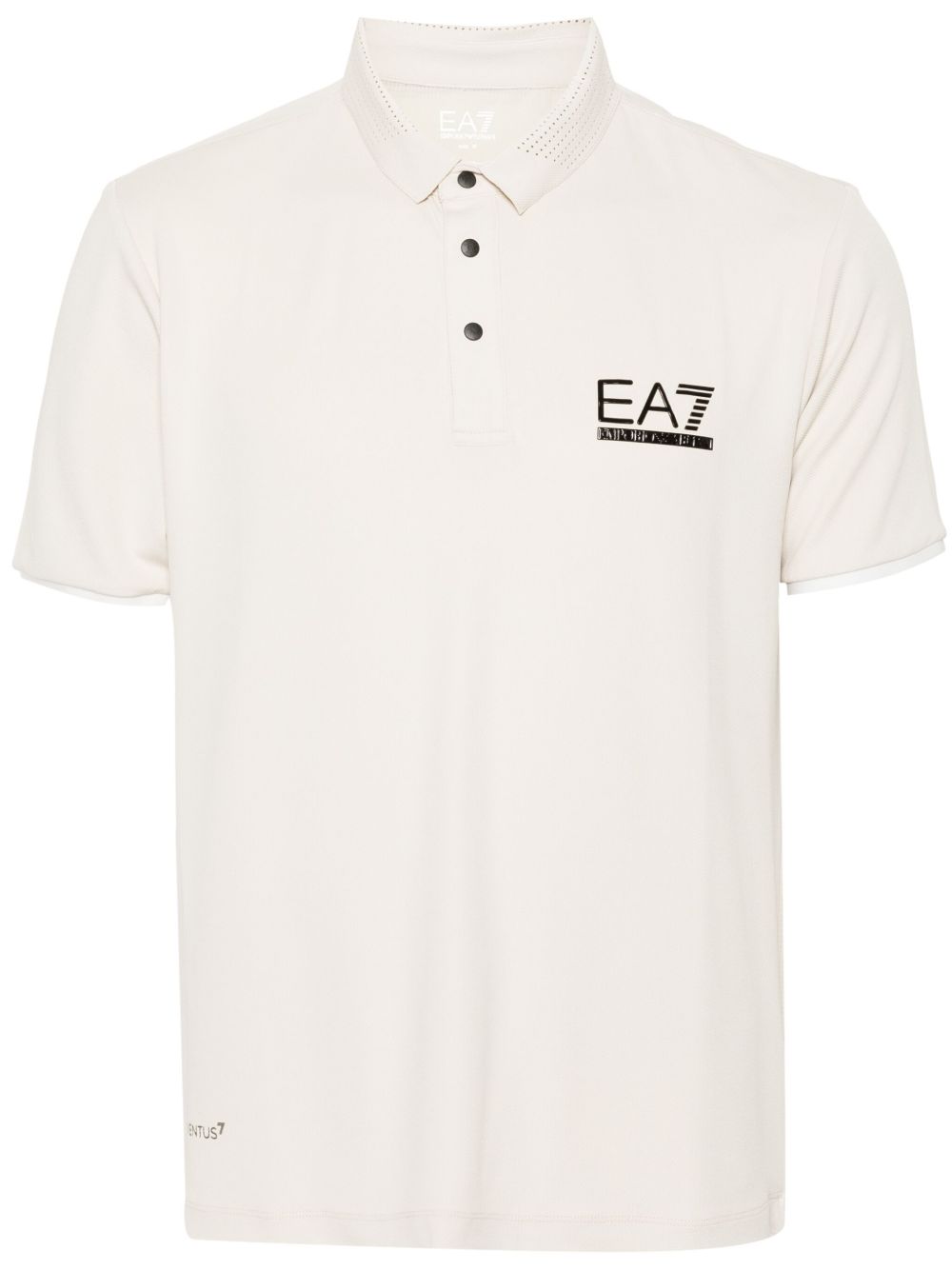 Ea7 Emporio Armani 橡胶logo polo衫 - 中性色