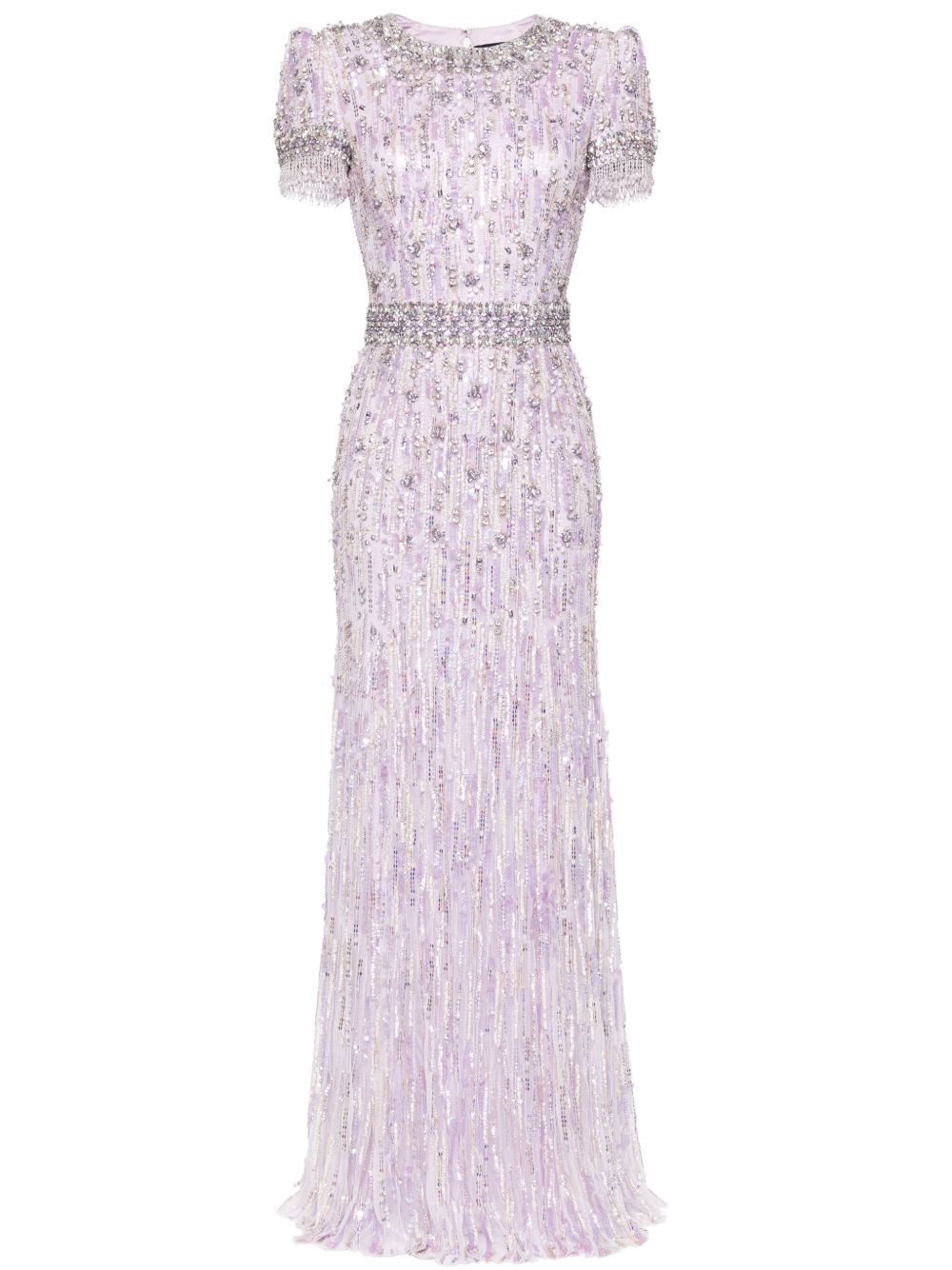Jenny Packham Roxy 亮片缀饰礼服 - 紫色