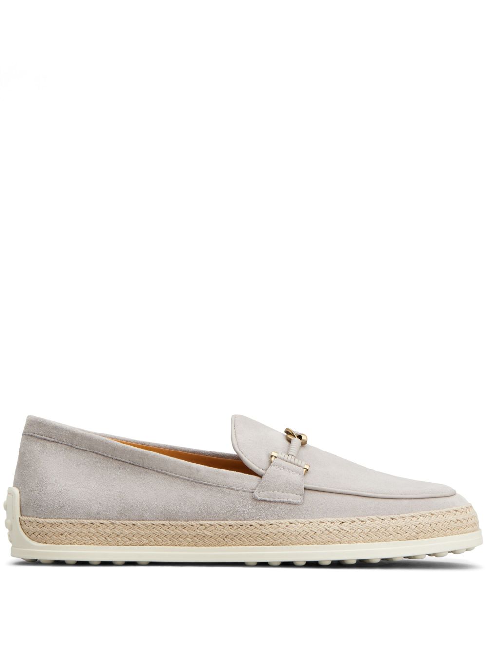 Tod's Gomma 皮质乐福鞋 - 灰色