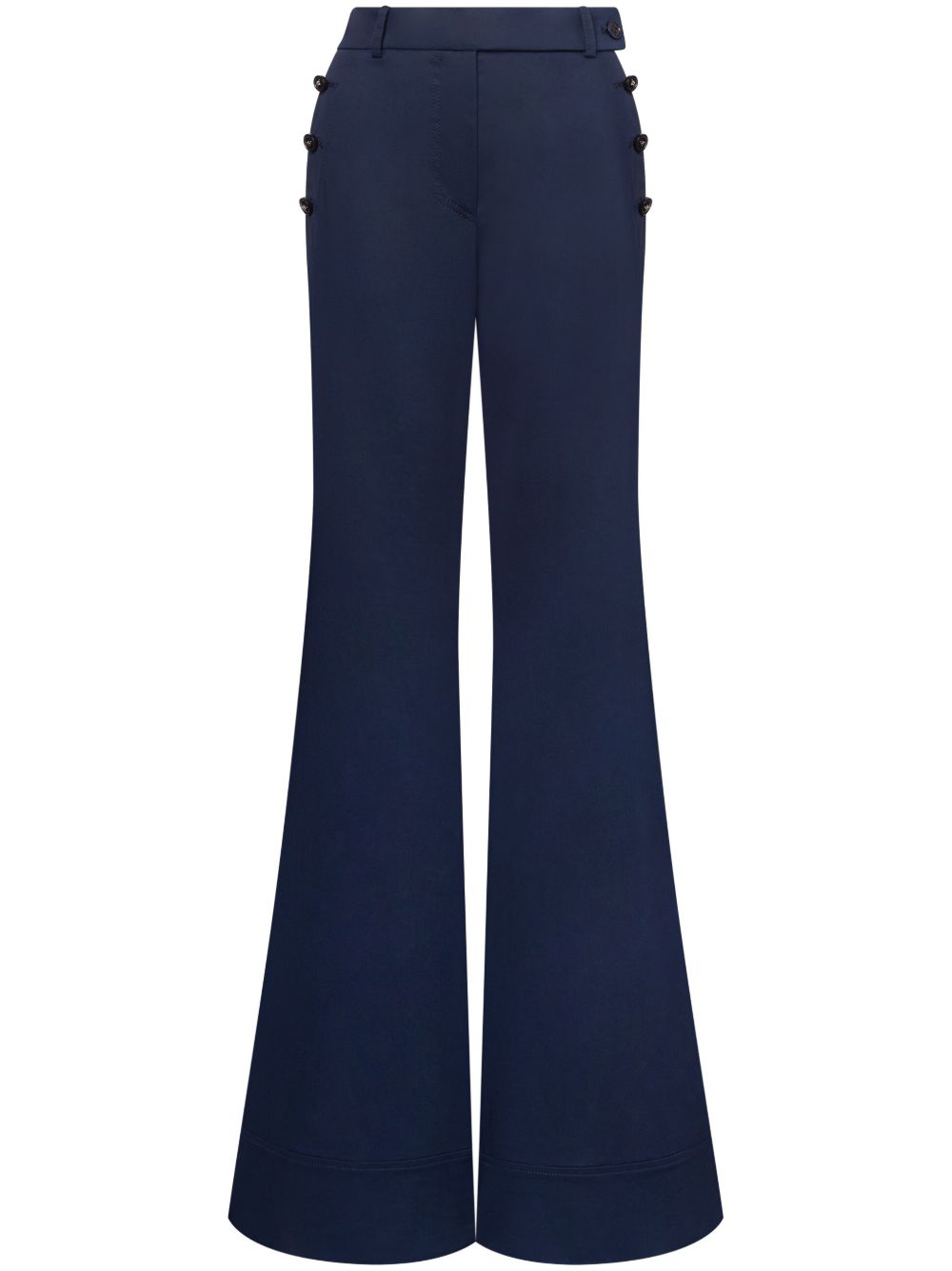 Alberta Ferretti 高腰喇叭牛仔裤 - 蓝色