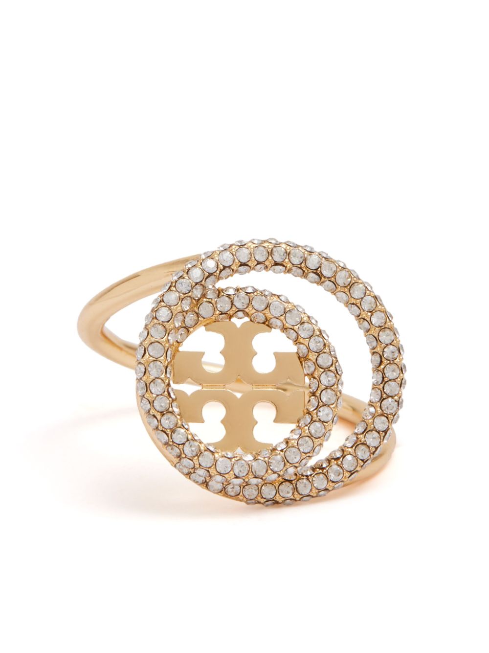 Tory Burch Miller 晶饰戒指 - 金色