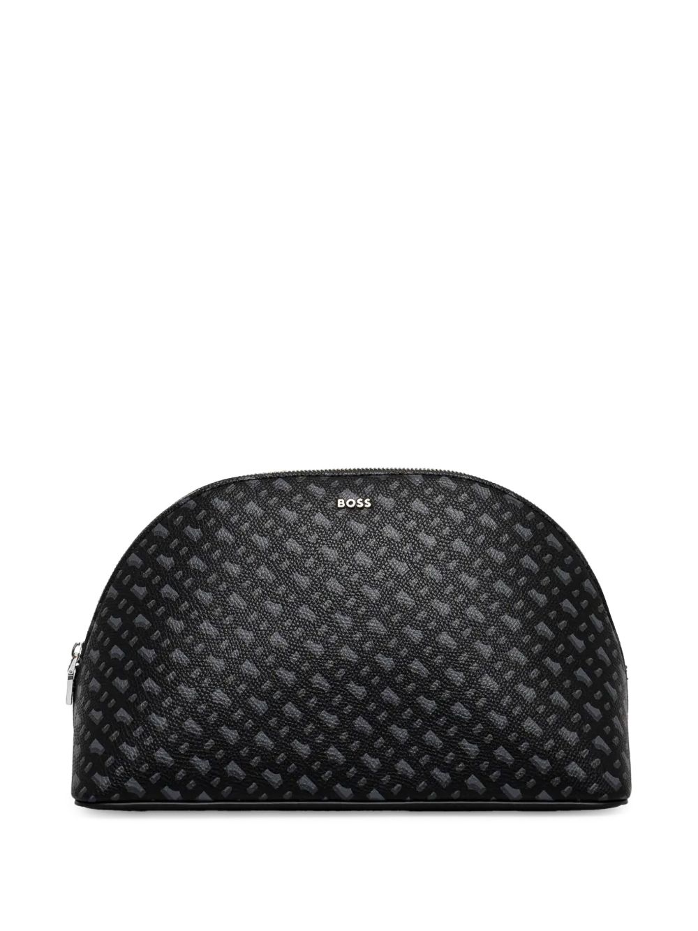 BOSS monogram make-up bag set - 黑色