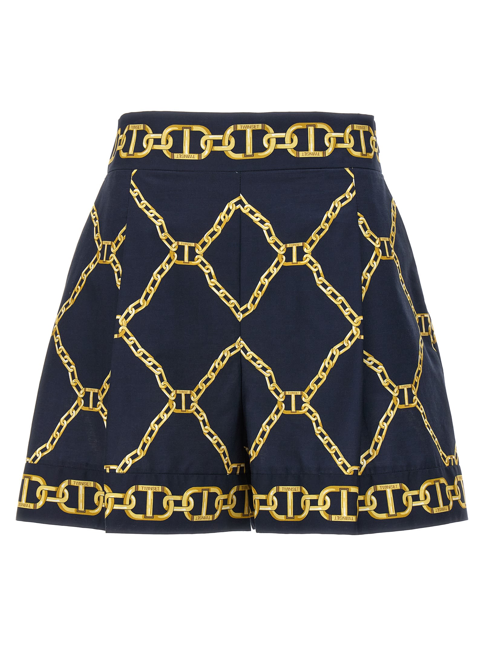 TwinSet Chain Print Shorts