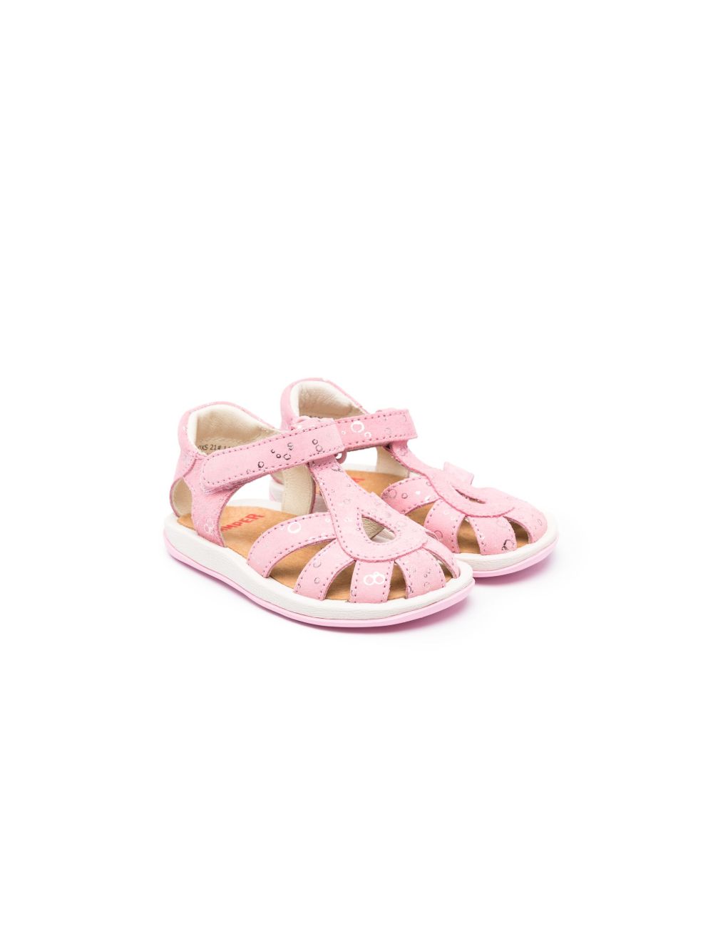 Camper Kids Bicho 镂空细节凉鞋 - 粉色