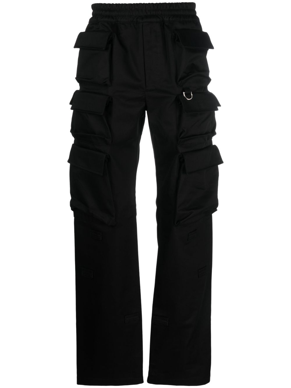 Givenchy 多口袋棉工装裤 - 黑色