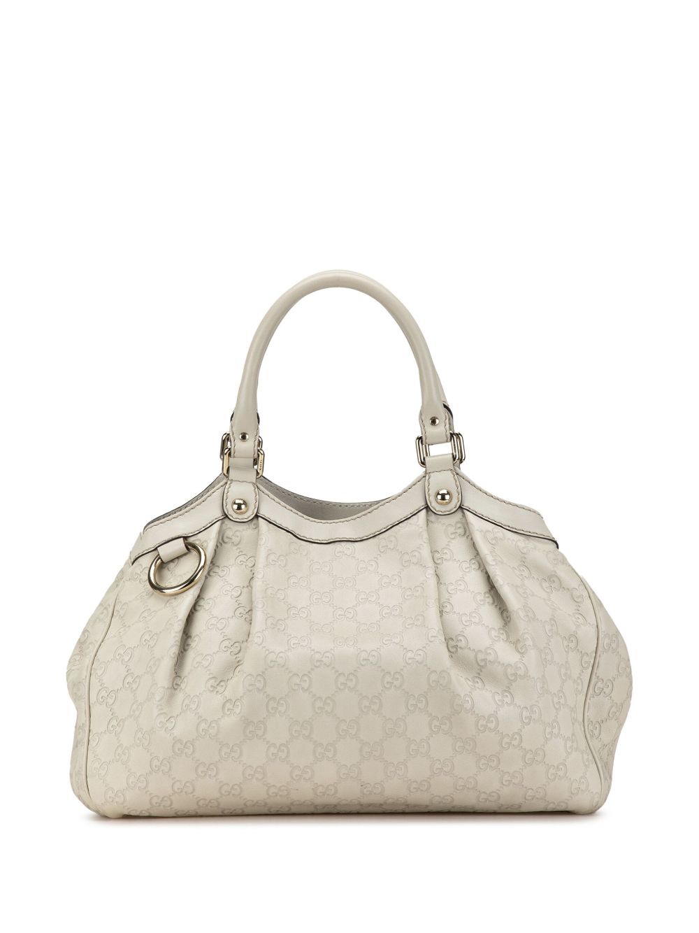 Gucci Pre-Owned Guccissima Sukey 手提包（2000-2015年典藏款） - 白色