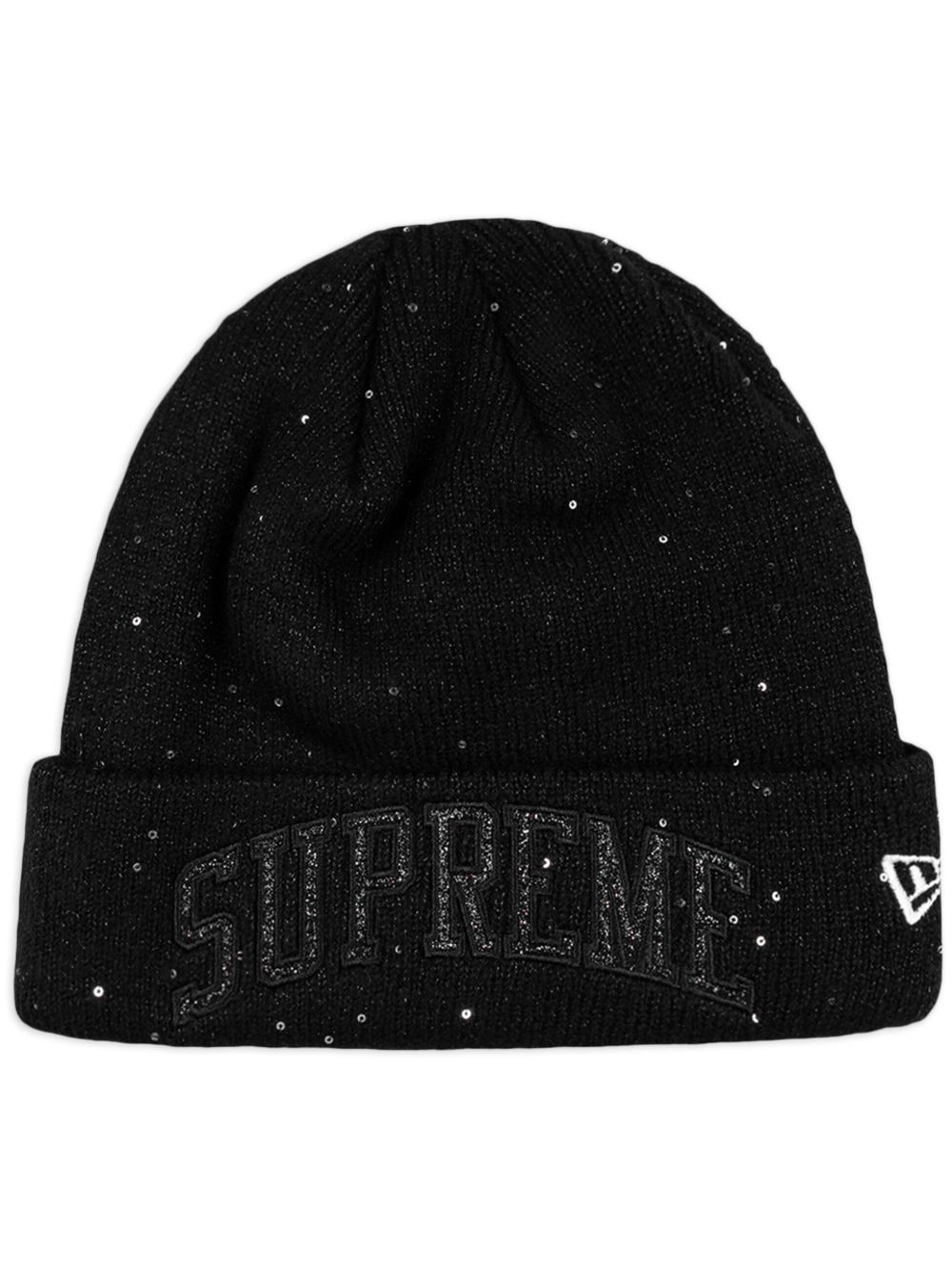 Supreme New Era Metallic Arc Black 套头帽 - 黑色