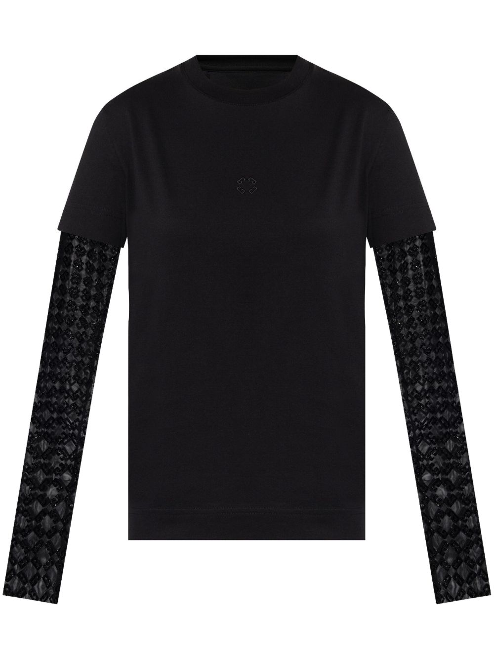 Givenchy 重叠T恤 - 黑色