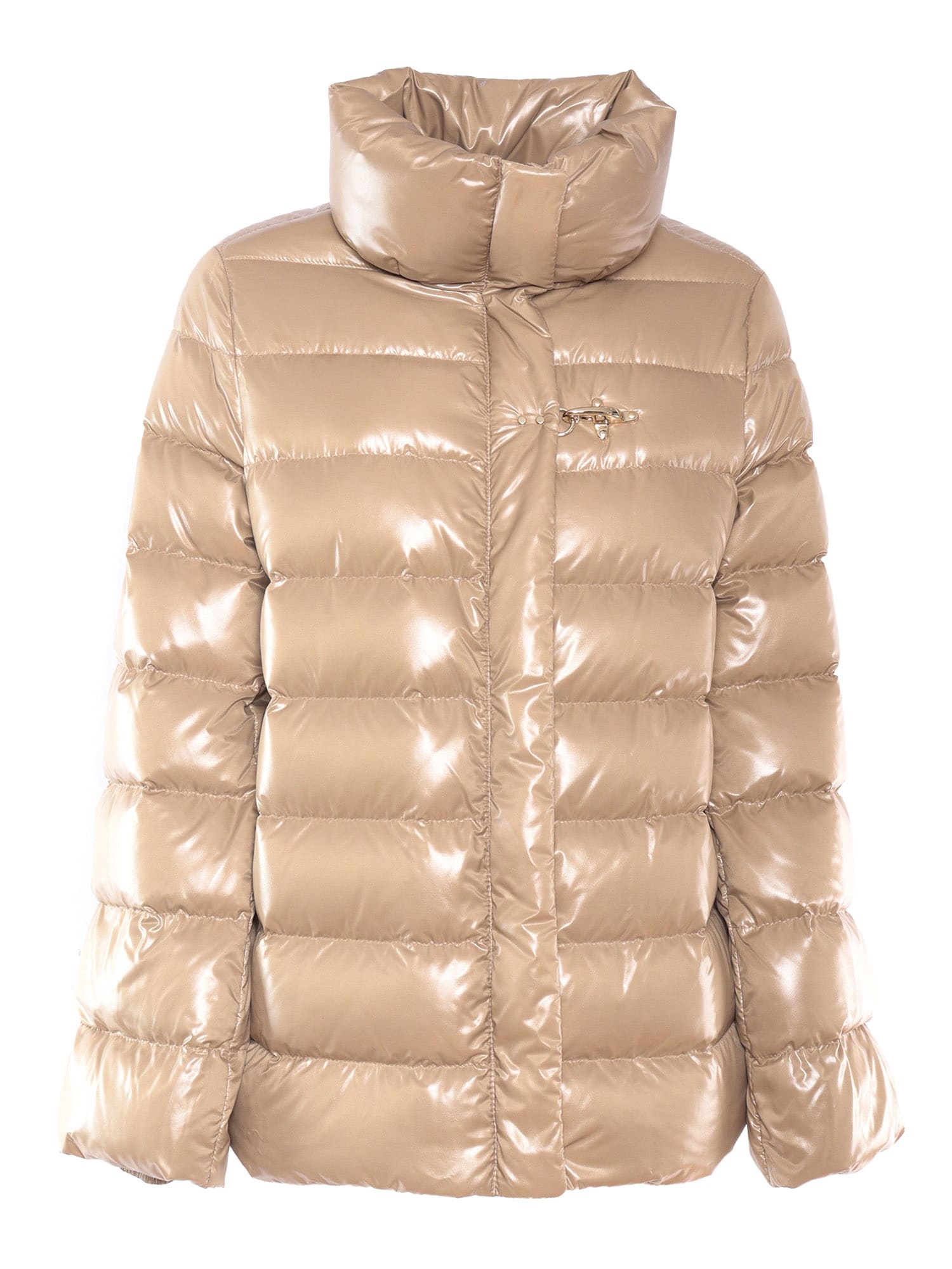 Fay High-neck Shiny Padded Jacket