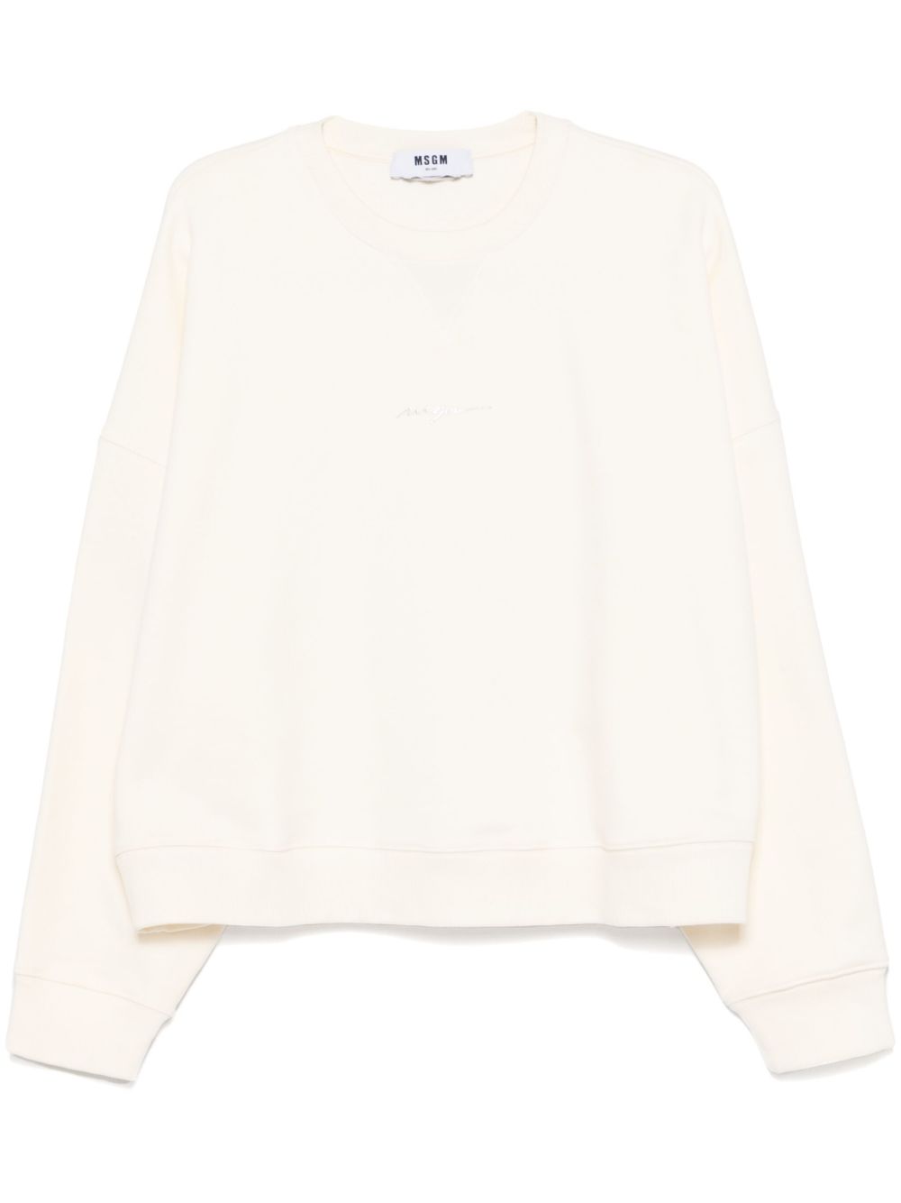 MSGM logo印花卫衣 - 中性色