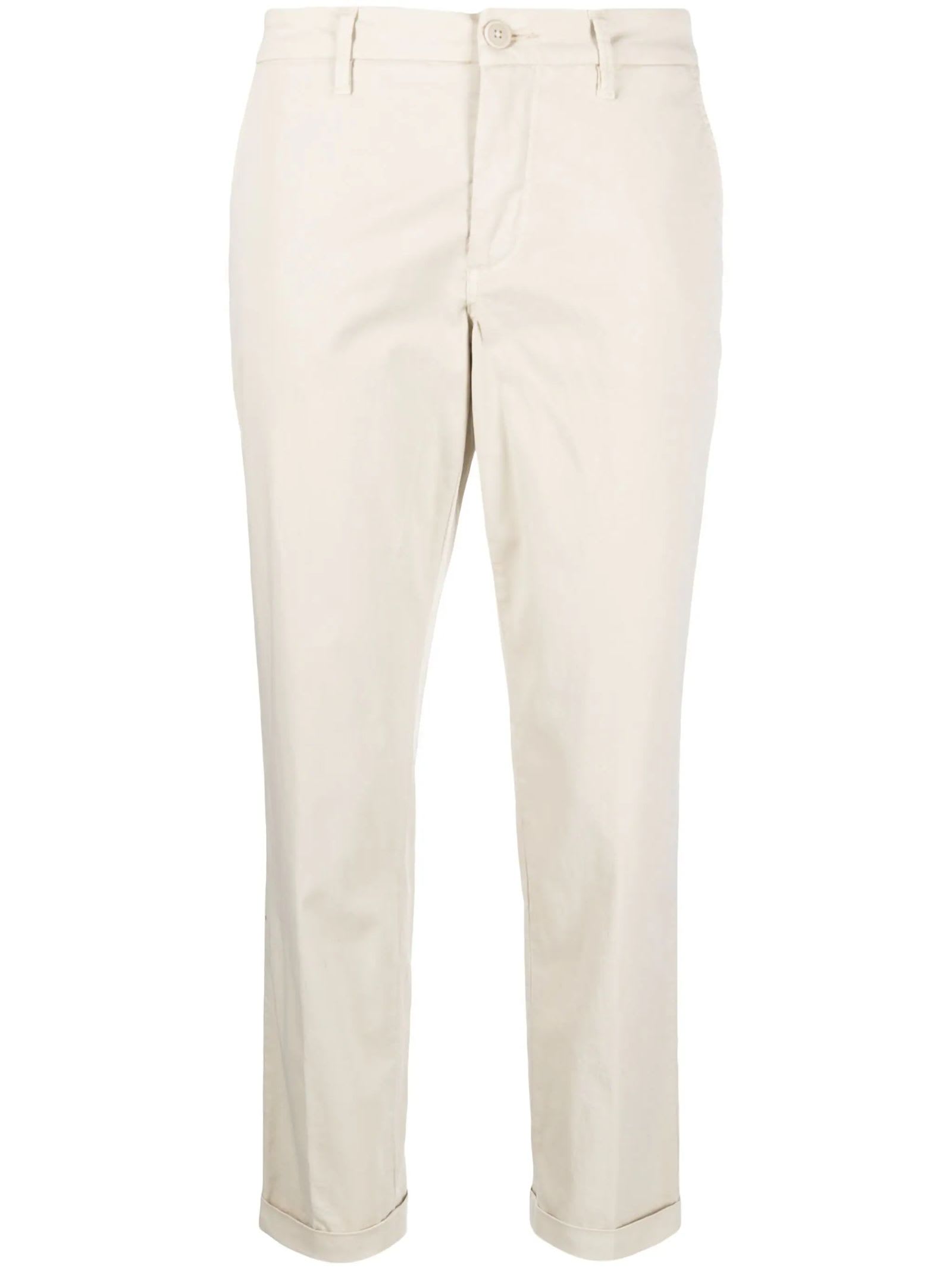 Fay Chino Trousers In Cotton