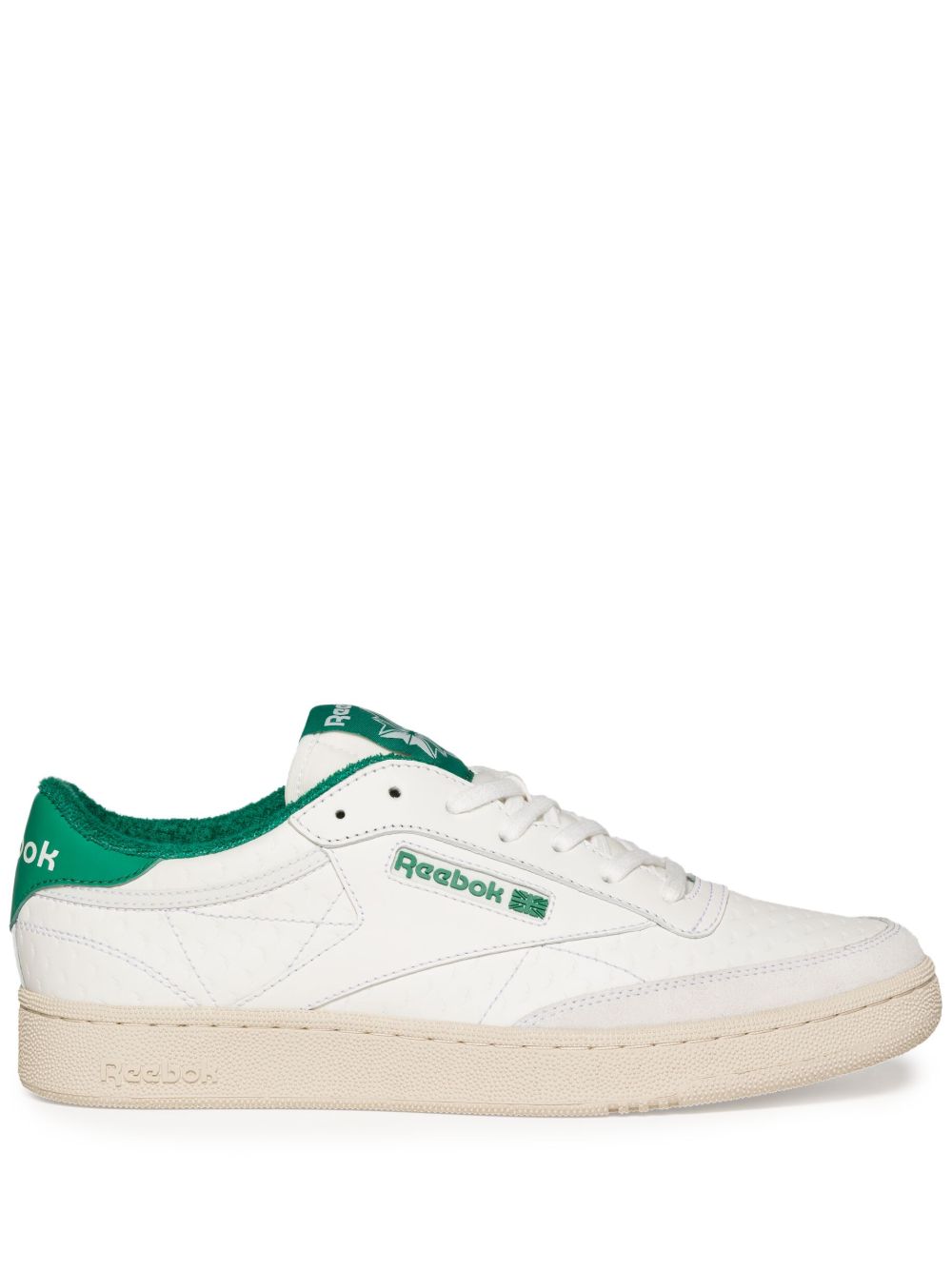 Reebok LTD Club C 压纹皮质运动鞋 - 白色