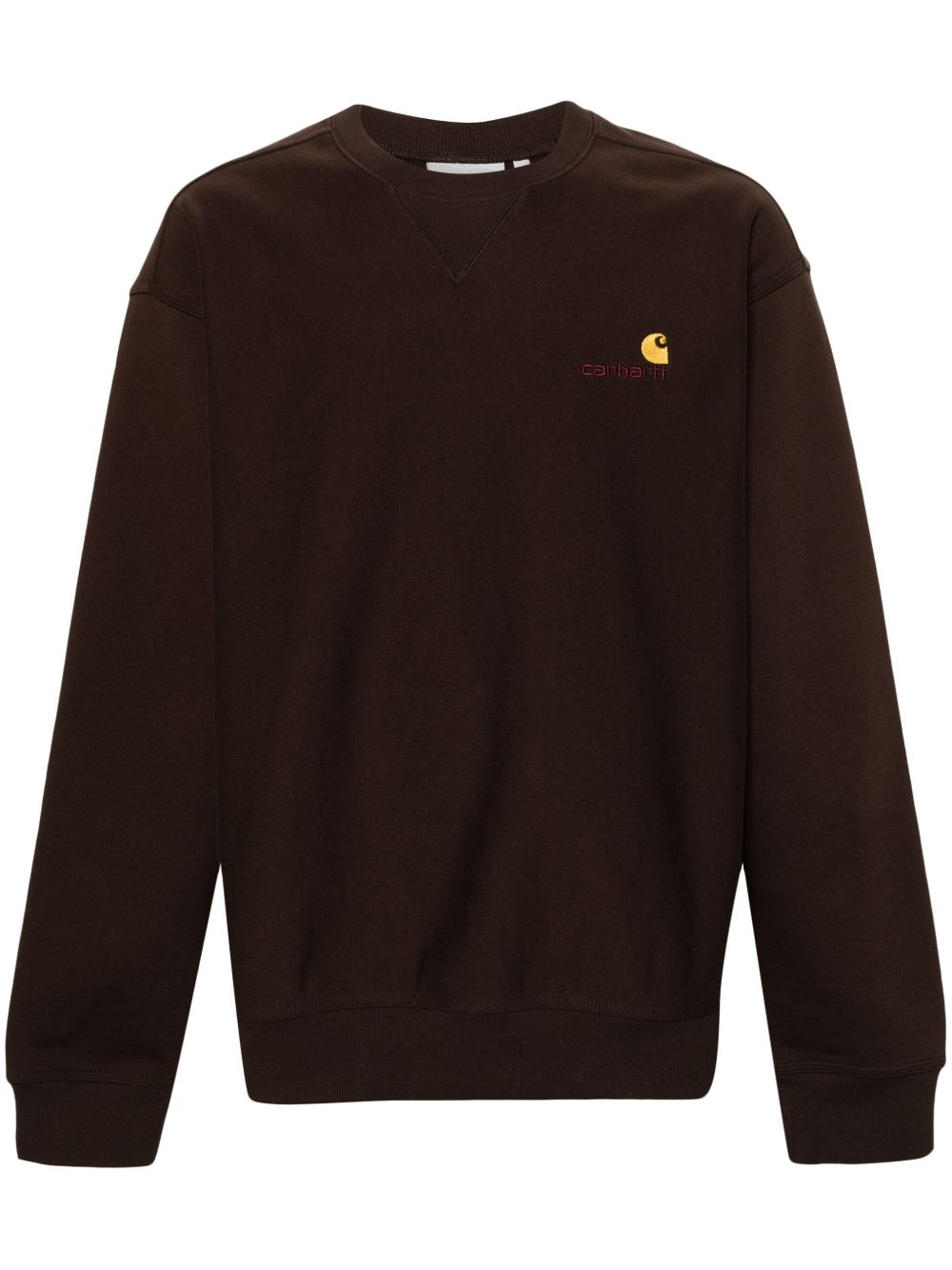 Carhartt WIP American Script 垮肩卫衣 - 褐色