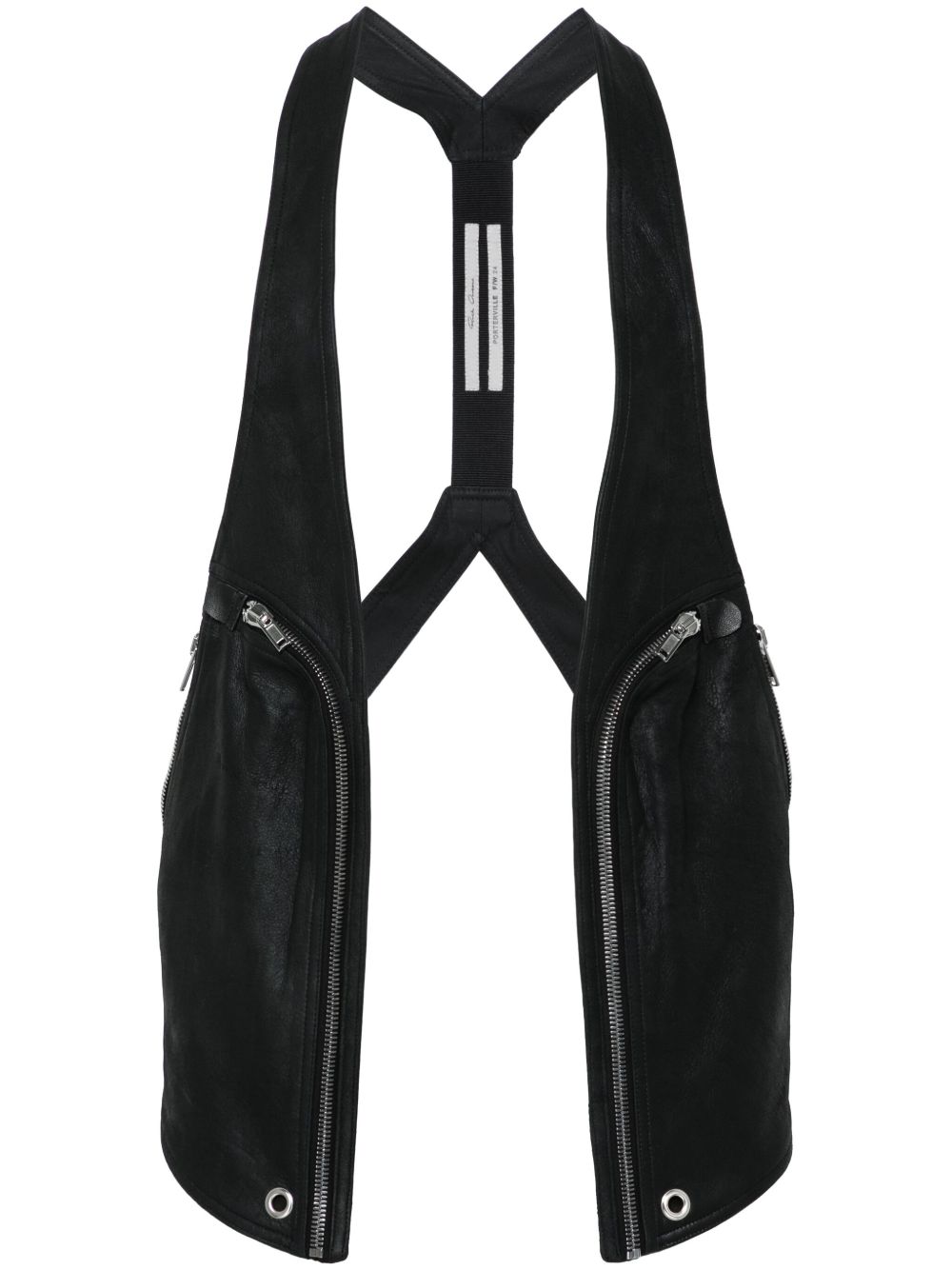 Rick Owens Bauhaus 马甲 - 黑色