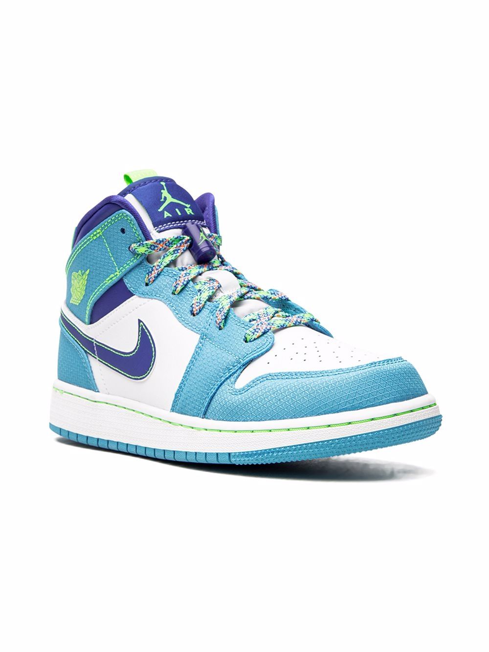 Jordan Kids Air Jordan Mid SE GS 皮质板鞋 - 蓝色