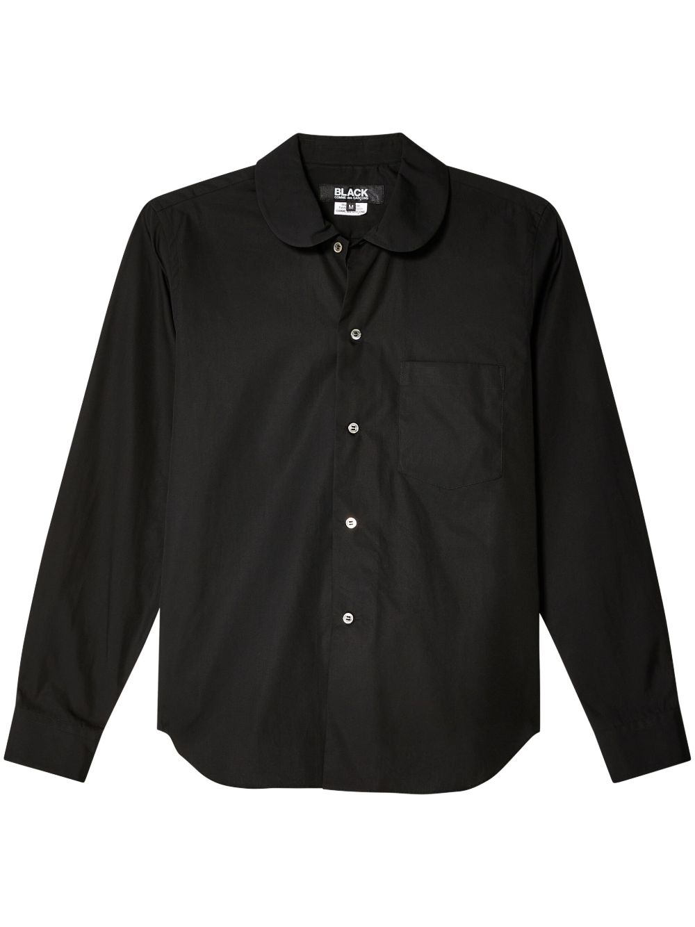 Black Comme Des Garçons 经典棉衬衫 - 黑色
