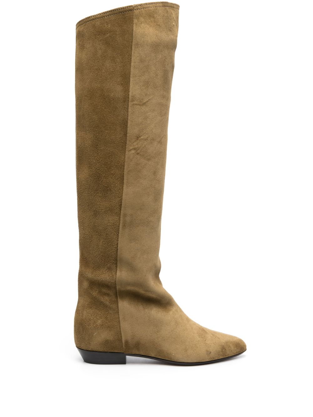 ISABEL MARANT Skarlet 绒面皮及膝靴 - 绿色