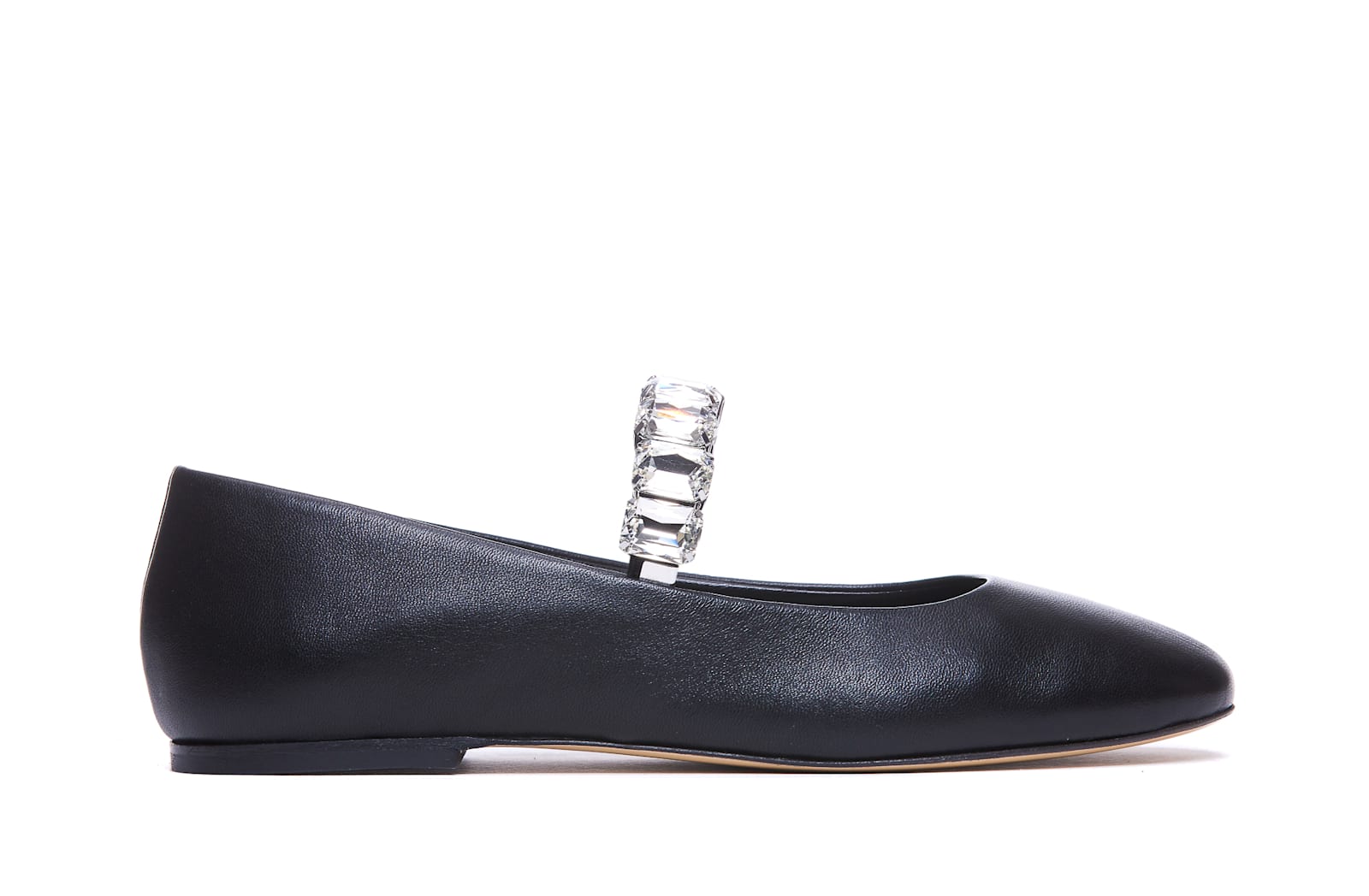 Casadei Crystal Ballet Flat