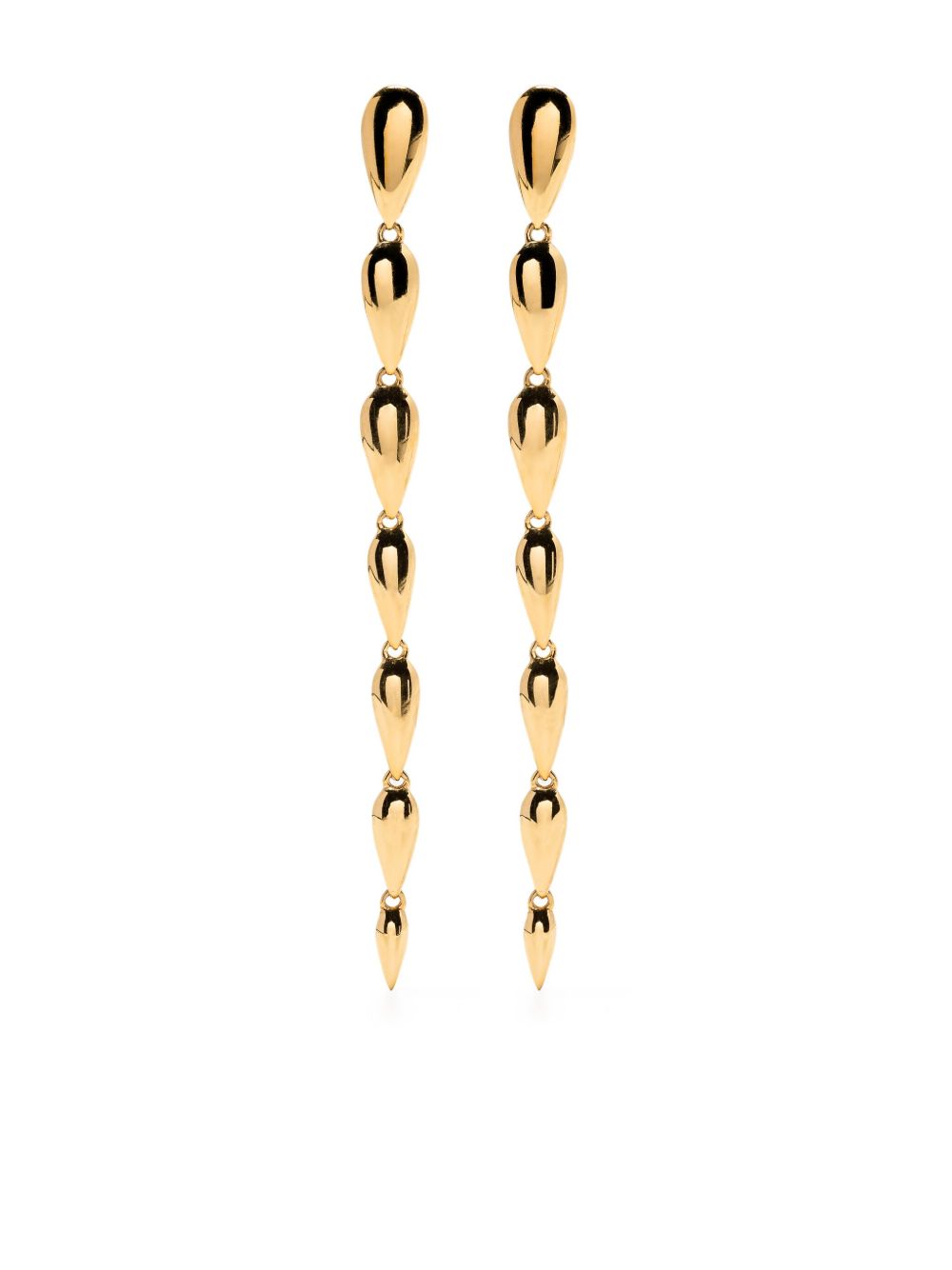 Dinny Hall 22K镀金银 Sunbeam Column 耳环 - 金色
