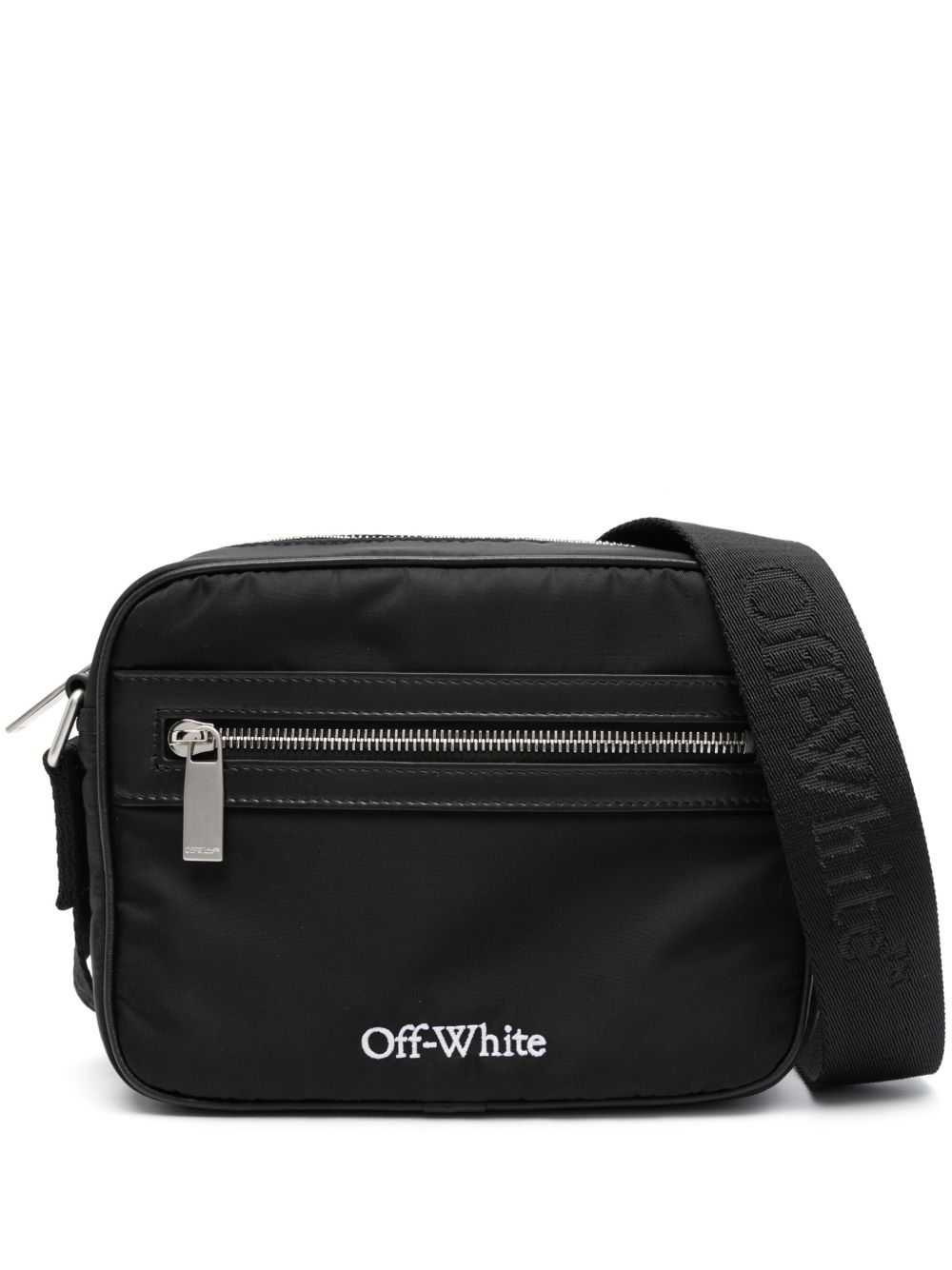 Off-White Core logo印花相机包 - 黑色