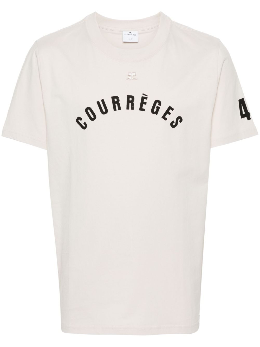 Courrèges Ac Straight 棉T恤 - 中性色