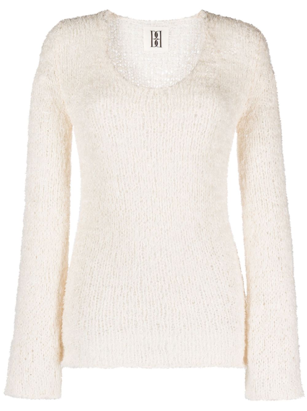 By Malene Birger 圆领长袖上衣 - 白色