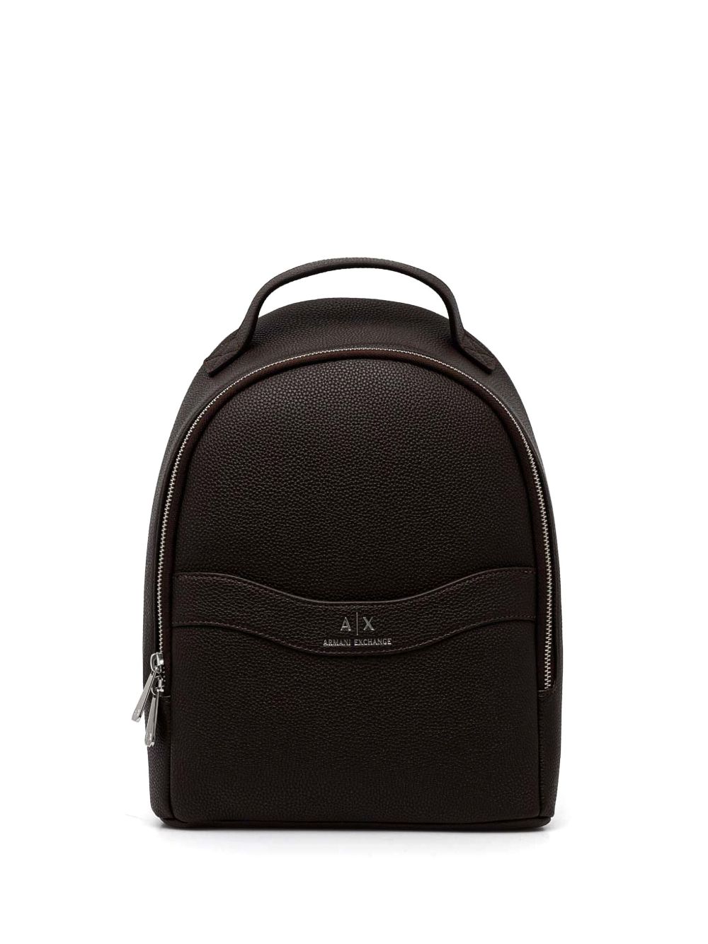 Armani Exchange 人造皮革双肩包 - 褐色