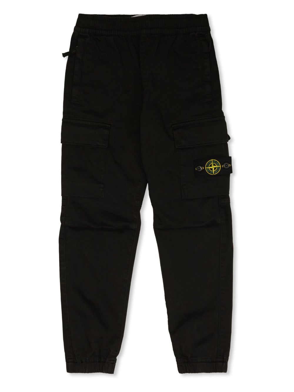 Stone Island Junior Compass-badge trousers - 黑色