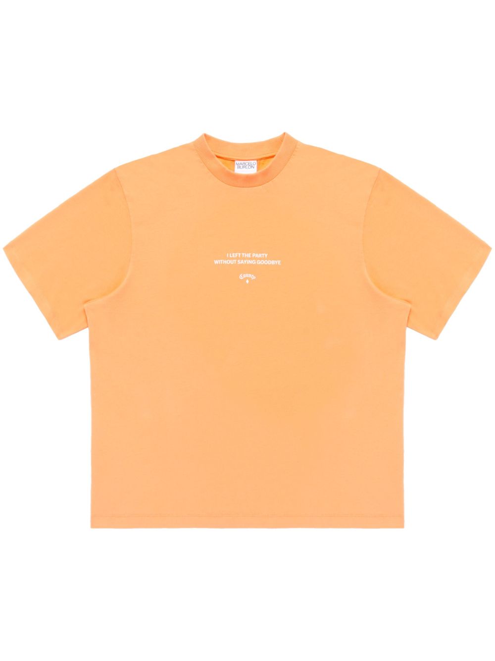 Marcelo Burlon County of Milan Goodbye Quote T恤 - 橘色