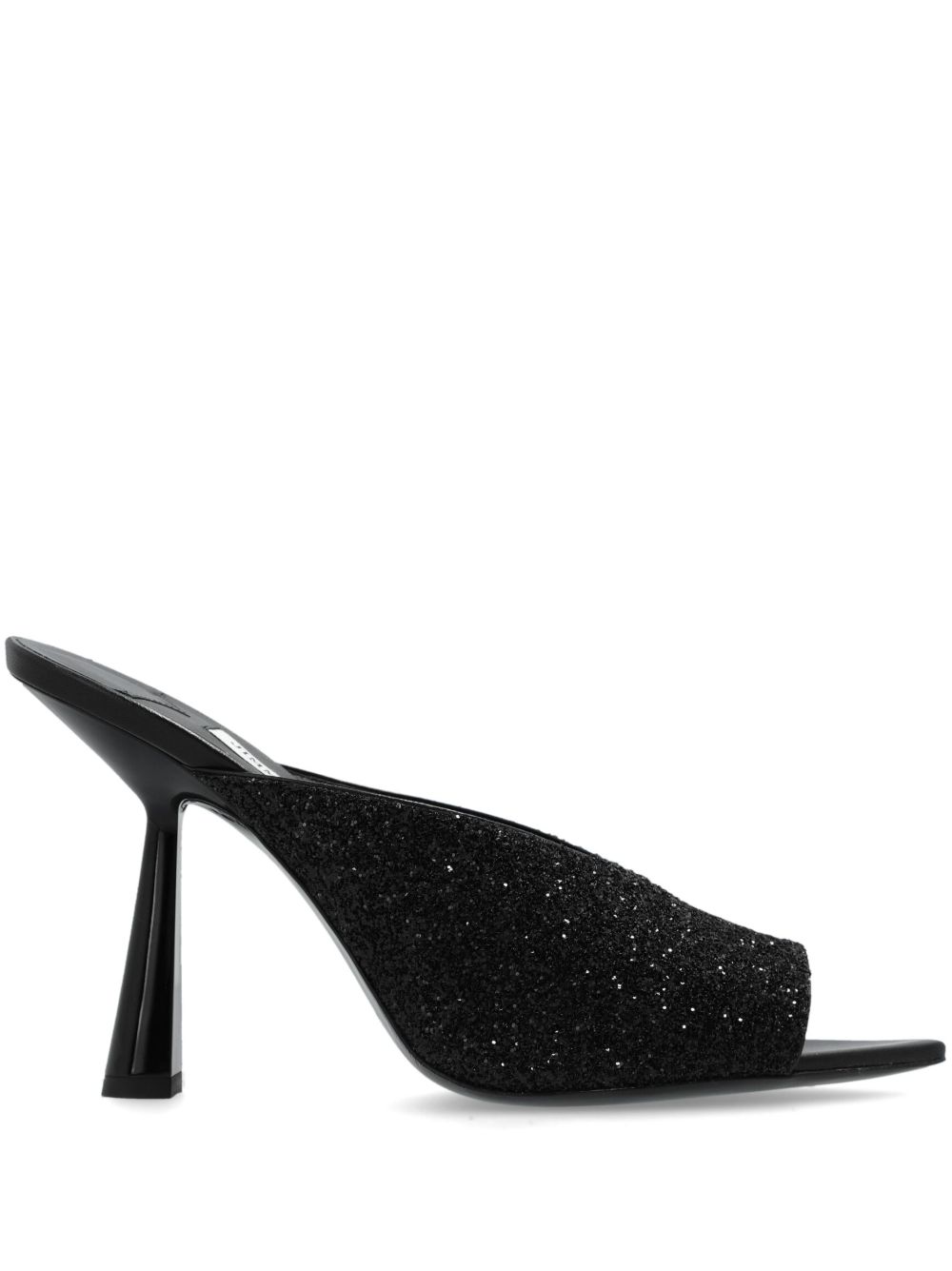 Jimmy Choo Maryanne雕塑感高跟穆勒鞋 - 黑色